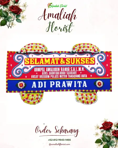 Papan Bunga Ucapan Selamat Sondakan